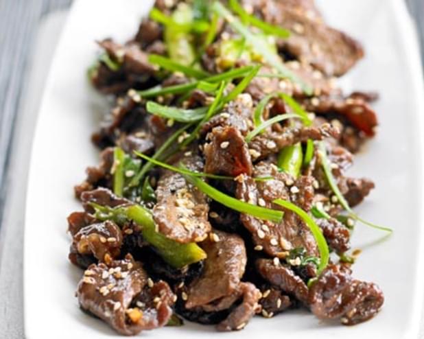 Sizzling Korean-style beef