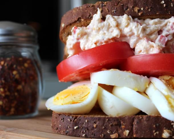 Egg Sandwich with Pimento Cheese