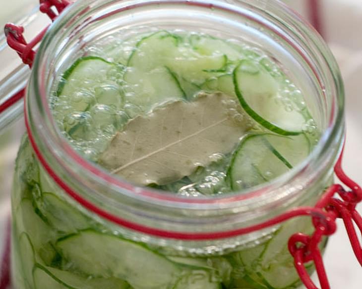Quick Pickled Cucumbers