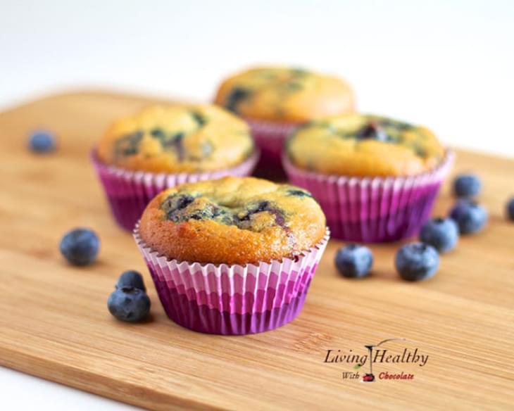 Blueberry Muffin (Gluten Free, Nut Free, Dairy Free, Low Carb)