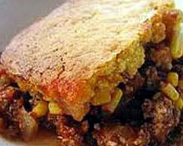 Beefy Southern Cornbread Pie