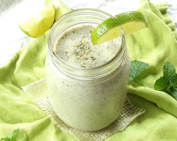 Creamy Hemp Mojito Smoothie