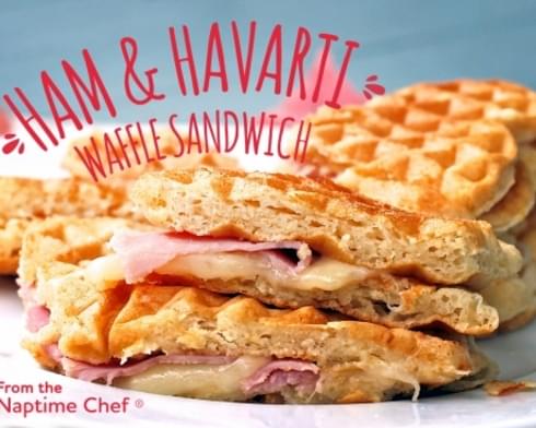 The Havarti & Ham Waffle Sandwich