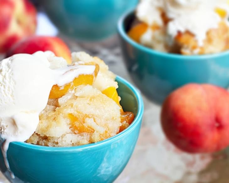 Rustic Peach Cobbler