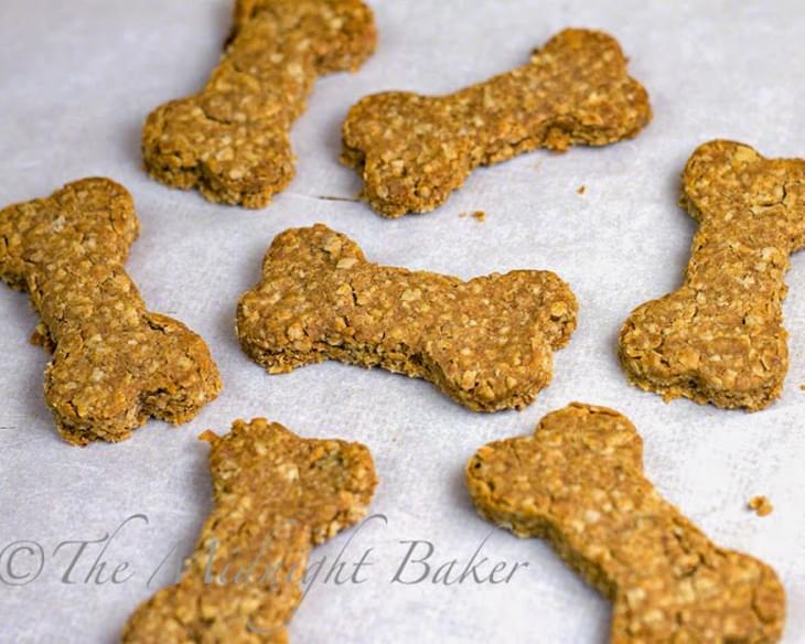 Peanut Butter and Bacon Dog Biscuits