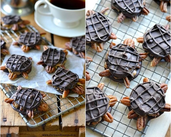 Vegan Chocolate Turtles