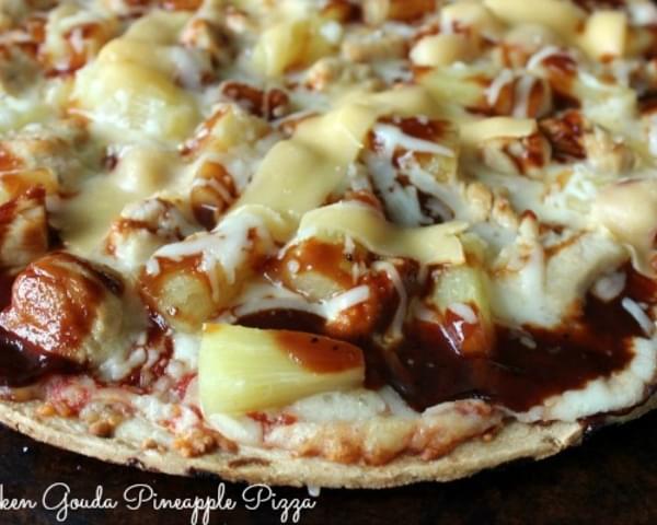 Grilled Chicken Gouda Pineapple Pizza