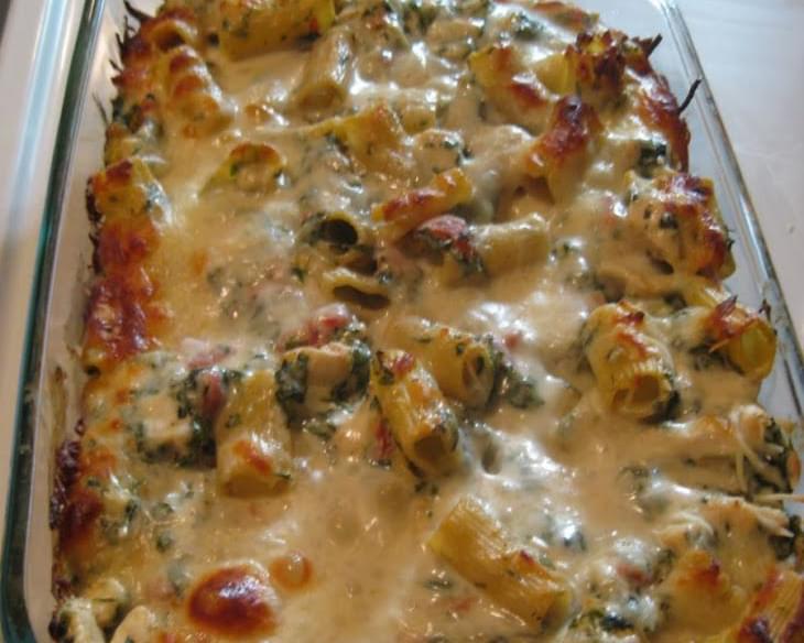 Chicken & Spinach Pasta Bake