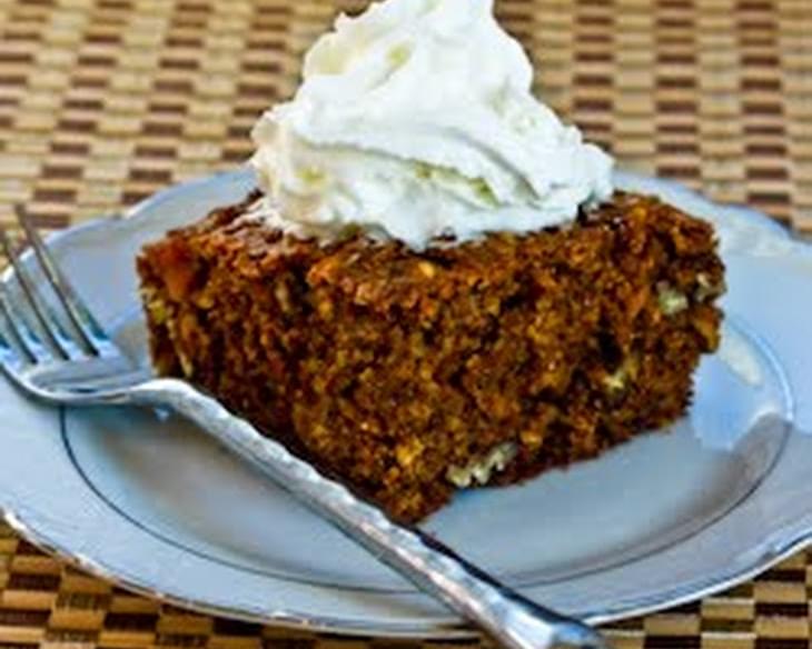 Low-Sugar Whole Wheat and Oatmeal Spice Cake with Fuyu Persimmons