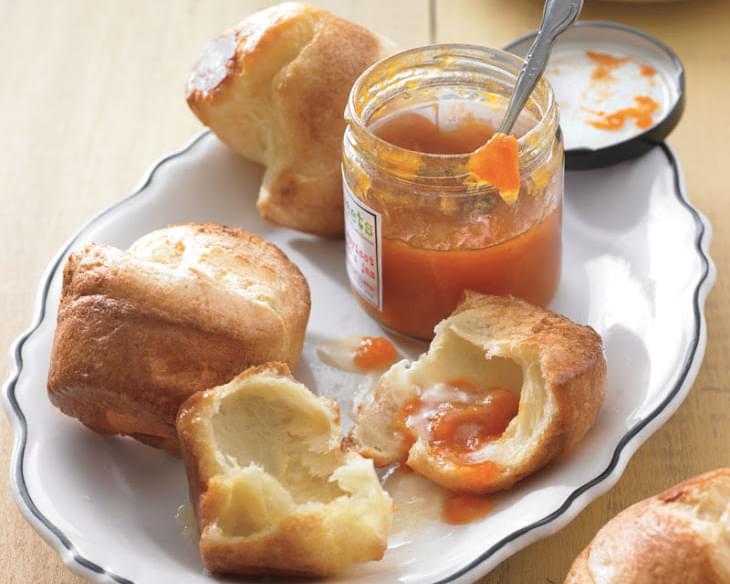 Classic Popovers with Fruit Jam