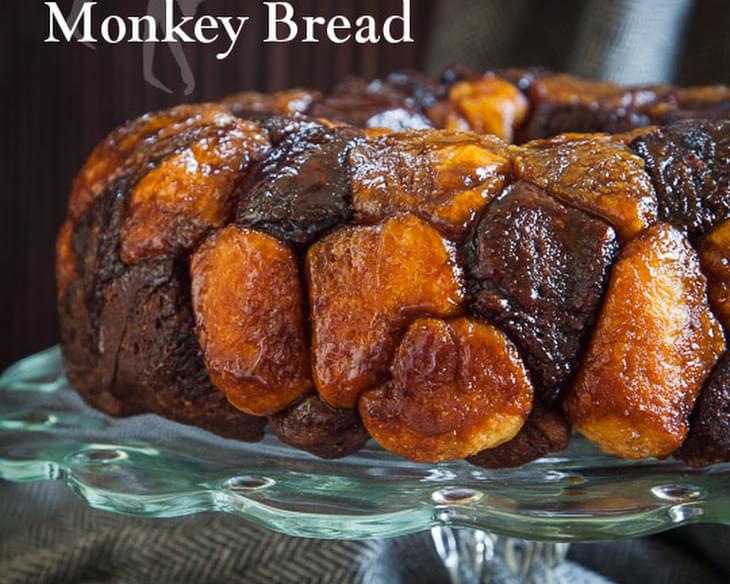 Pumpkin Monkey Bread with Chocolate Dough