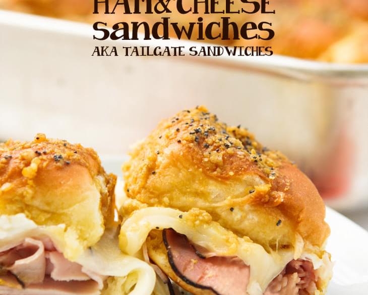 Hawaiian Ham and Cheese Sandwiches (aka Tailgate Sandwiches)