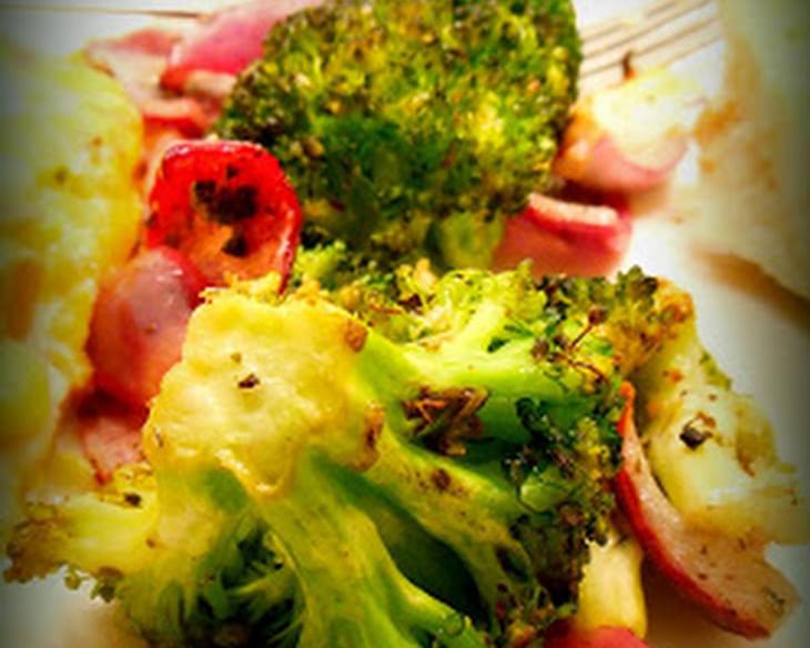 Marinated & Grilled Broccoli - Excellent Side Dish