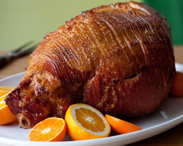 Brown Sugar Orange Glazed Ham