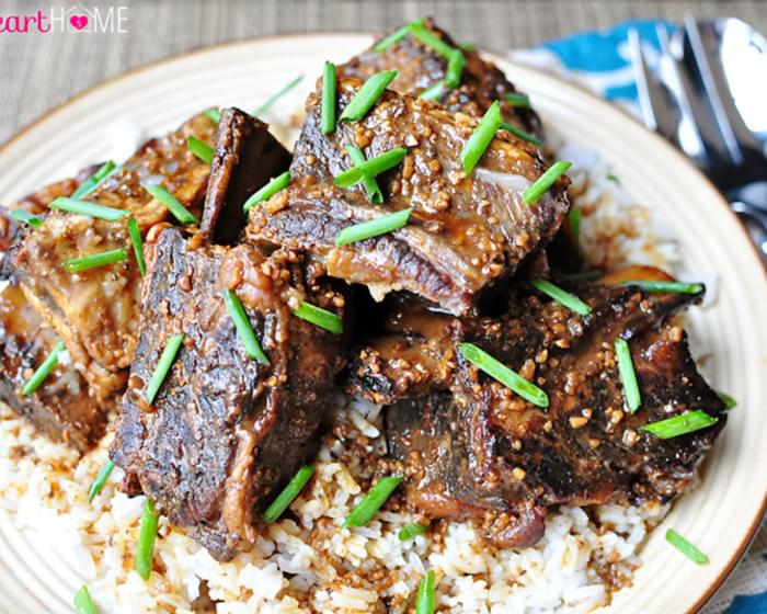 Slow Cooker Asian Beef Short Ribs