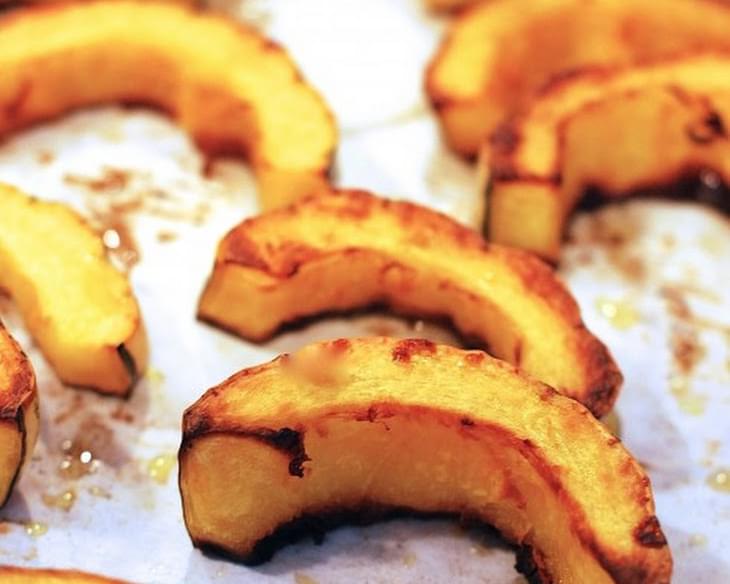 Roasted Delicata Squash with Balsamic
