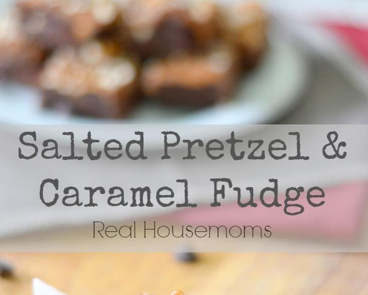 Salted Pretzel & Caramel Fudge