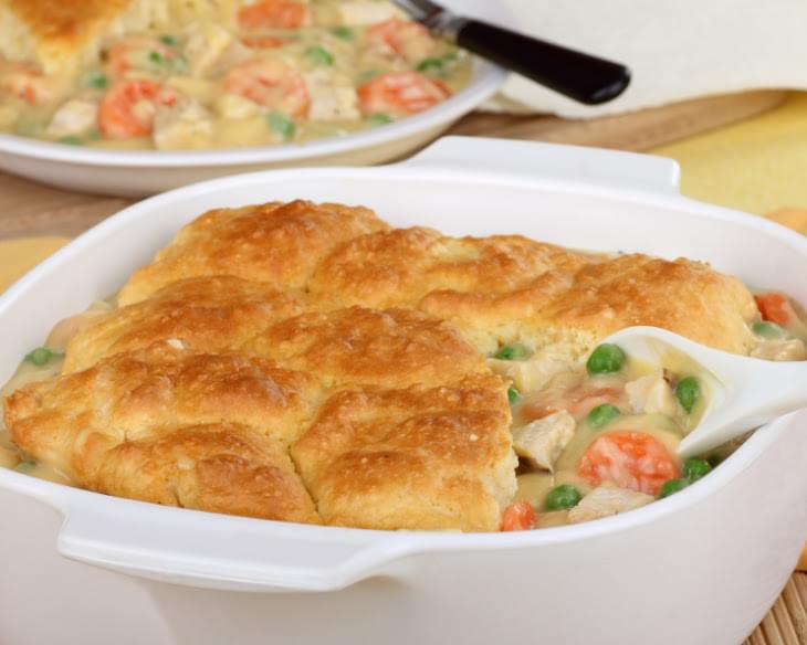 Hearty Chicken and Biscuit Casserole