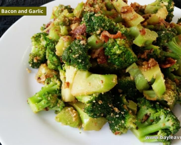 Broccoli With Bacon and Garlic