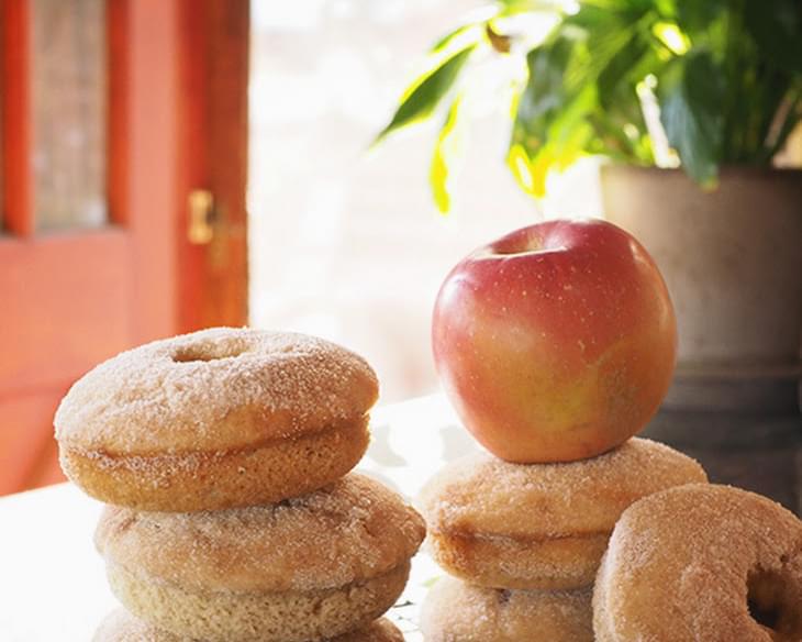 Baked Cinnamon-Applesauce Donuts