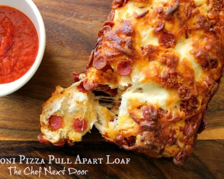 Pepperoni Pizza Pull Apart Loaf