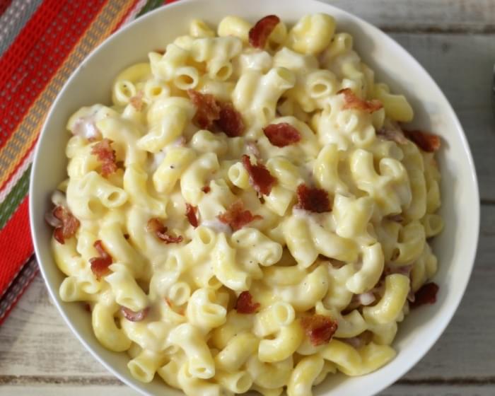 Spicy Bacon Mac & Cheese (low calorie)