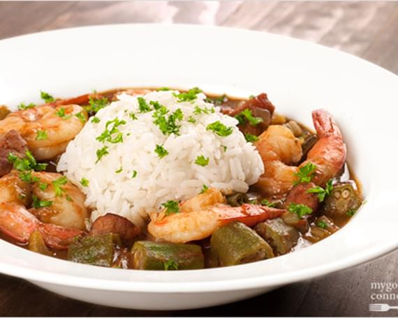 Easy Shrimp and Andouille Gumbo