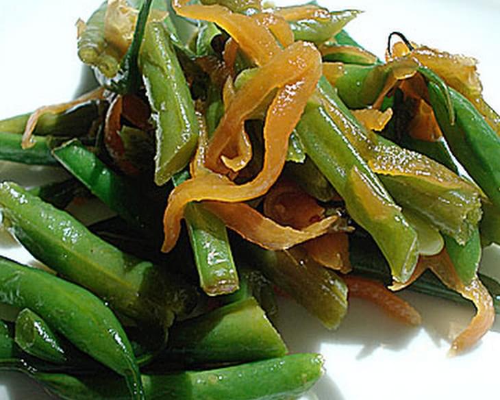 French Green Beans With Carrot And Ginger