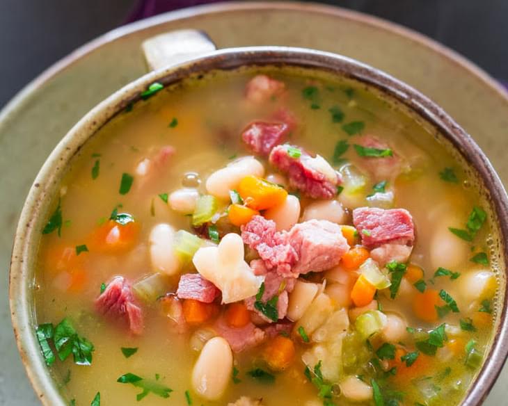 Leftover Ham and Bean Soup