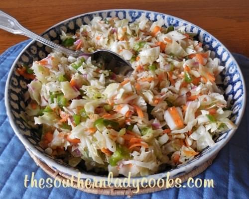 OLD-FASHIONED ICE BOX COLESLAW