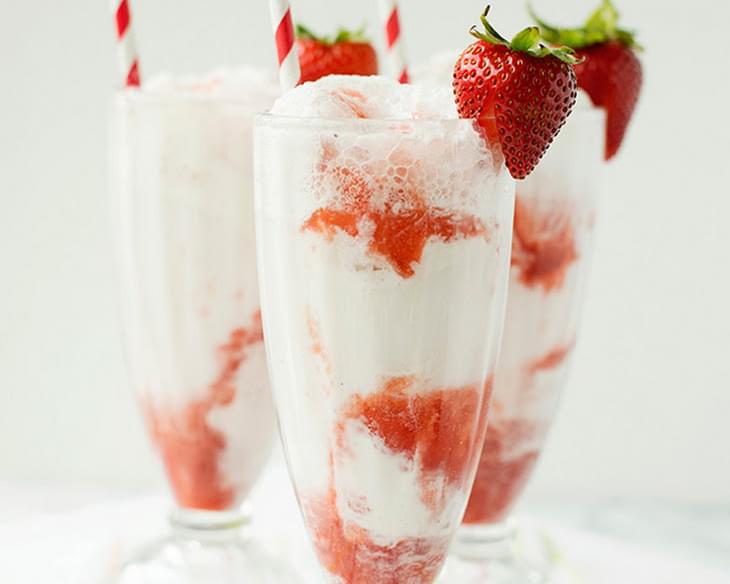 Strawberry Ice Cream Sodas