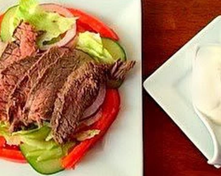 Beef Salad with Sour Cream Dressing