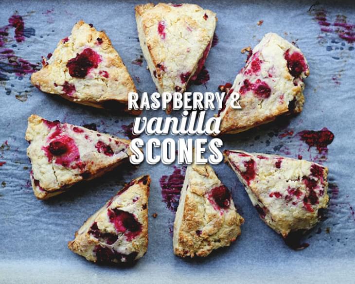 Raspberry & Vanilla Scones