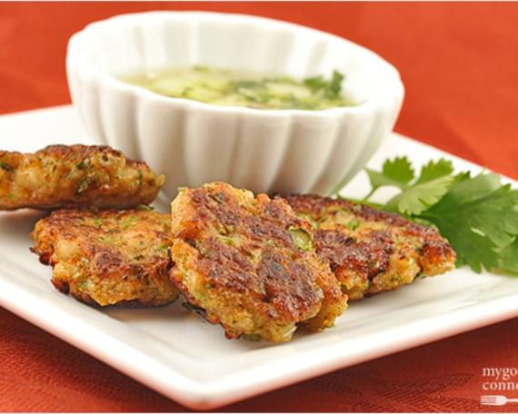Thai Fish Cakes with Cucumber Dipping Sauce