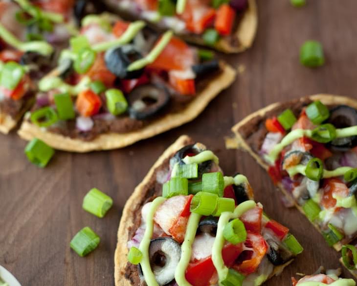 Skinny Mexican pizza