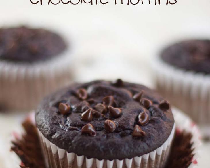 Healthy Chocolate Muffins (95 Calories)