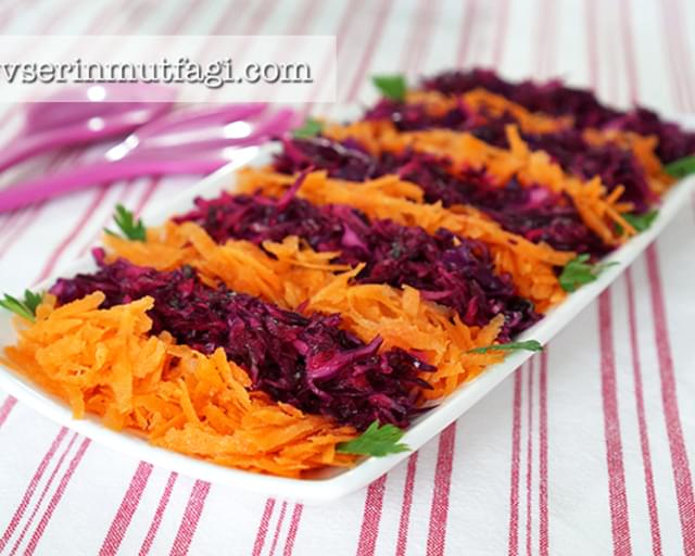 Purple Cabbage and Carrot Recipe Salad