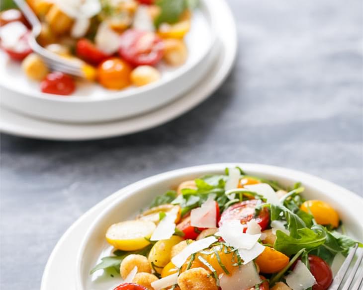 Warm Gnocchi and Heirloom Tomato Salad