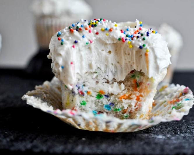 Homemade Funfetti Cupcakes