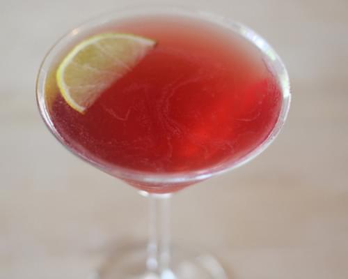 Pomegranate Elderflower Vodka Drink