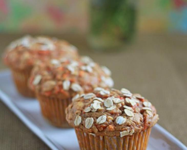Hearty Spiced Carrot Muffins