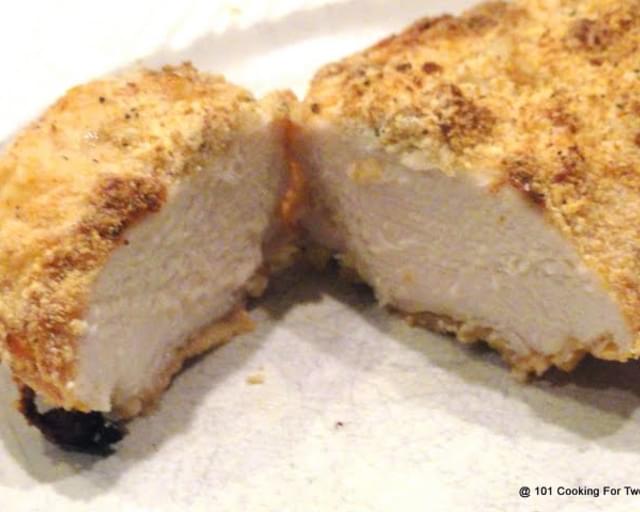 Oven Roasted Parmesan Crusted Skinless Chicken Breast