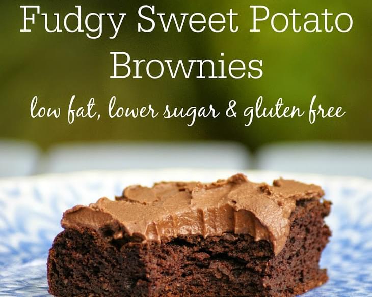 Secretly Skinny Fudgy Sweet Potato Brownies