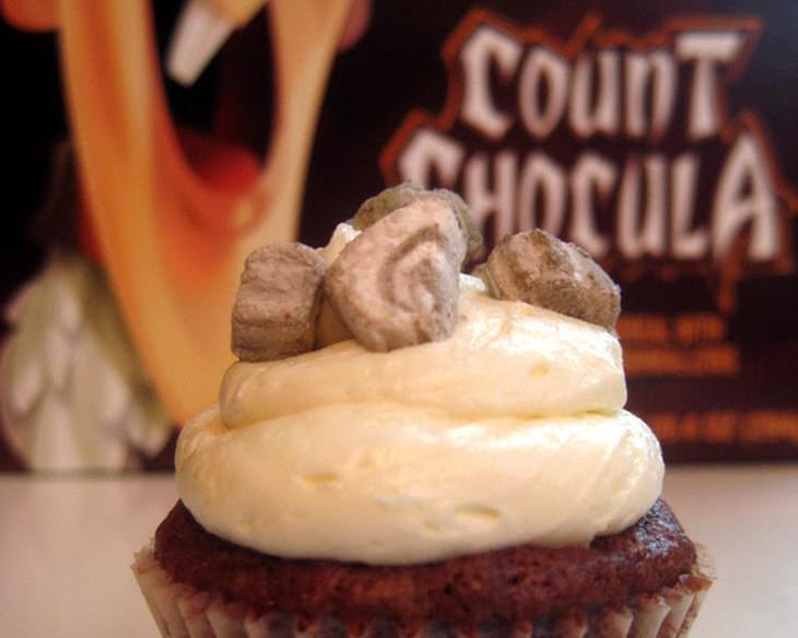 Count Chocula Brownie Bites With Whipped Marshmallow Buttercream