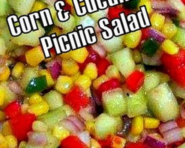 Corn & Cucumber Picnic Salad