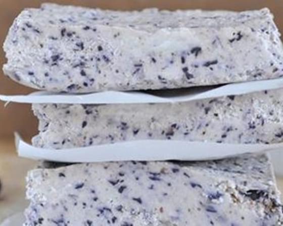 Blueberry Bliss Bars - No Baking and Only 4 Ingredients!