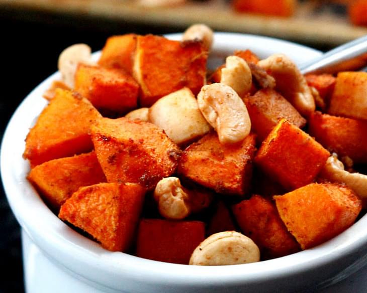 Asian Roasted Butternut Squash and Cashews