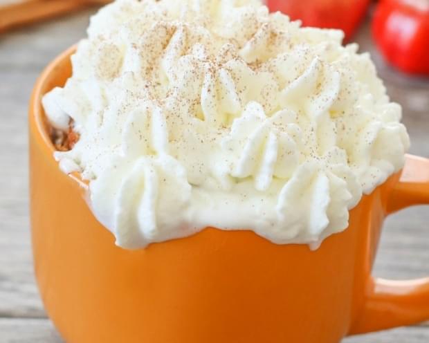 Pumpkin Spice Latte Mug Cake