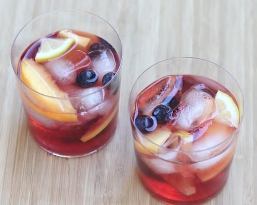 Pink Rose Wine Sangria Recipe (small batch)