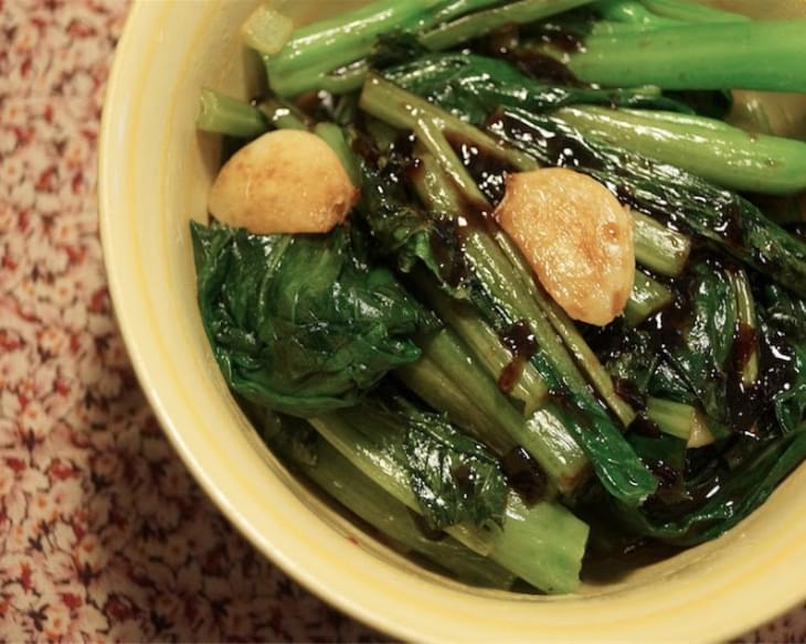 Chinese Broccoli with Garlic and Miso